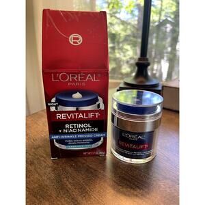 L'Oreal Revitalift Pressed Night Cream, Fragrance Free, 1.7‎ oz.